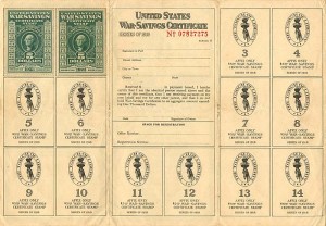 United States War-Savings Certificate Album